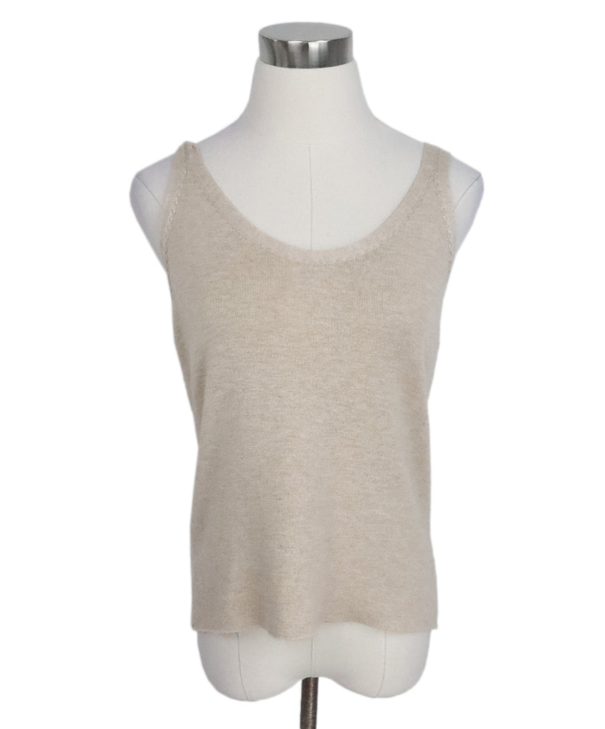 Chanel Neutral Cashmere Sweater 