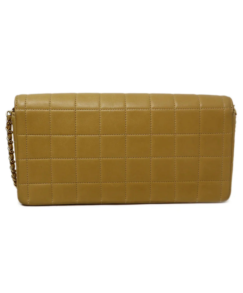 Chanel Vintage Beige Quilted Leather Shoulder Bag - Michael's Consignment NYC