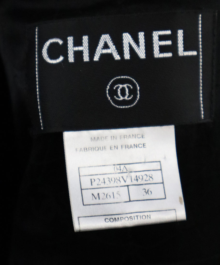 Chanel Black Brown & White Tweed Blazer 3