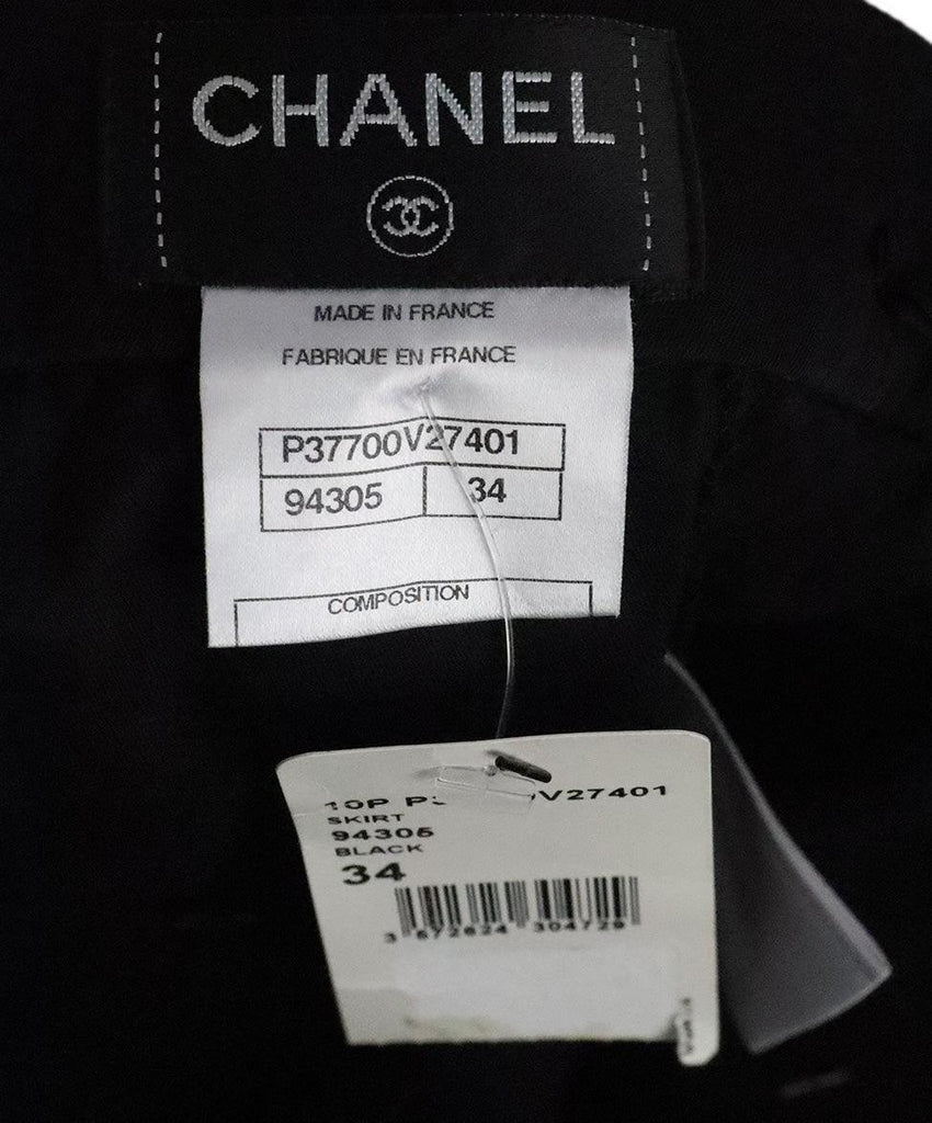 Chanel 2010 Black Skirt sz 0 - Michael's Consignment NYC