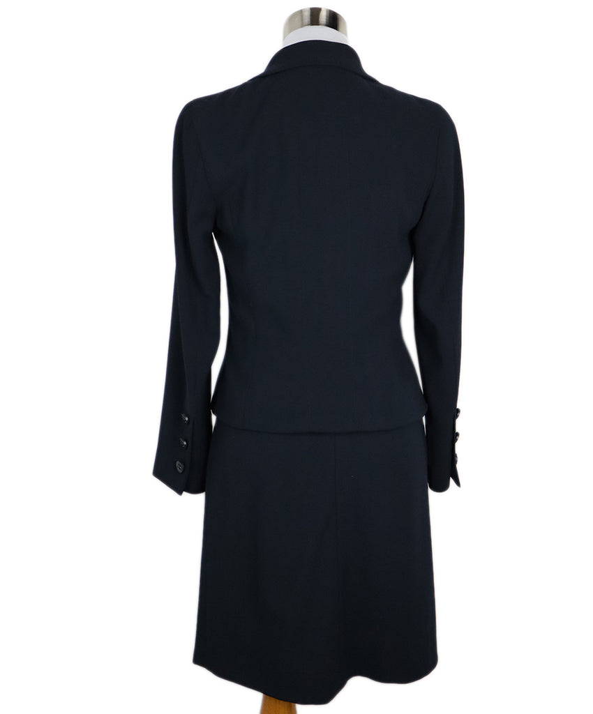 Chanel Black Wool Dress Set 3