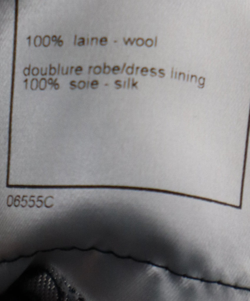 Chanel Black Wool Dress Set 5