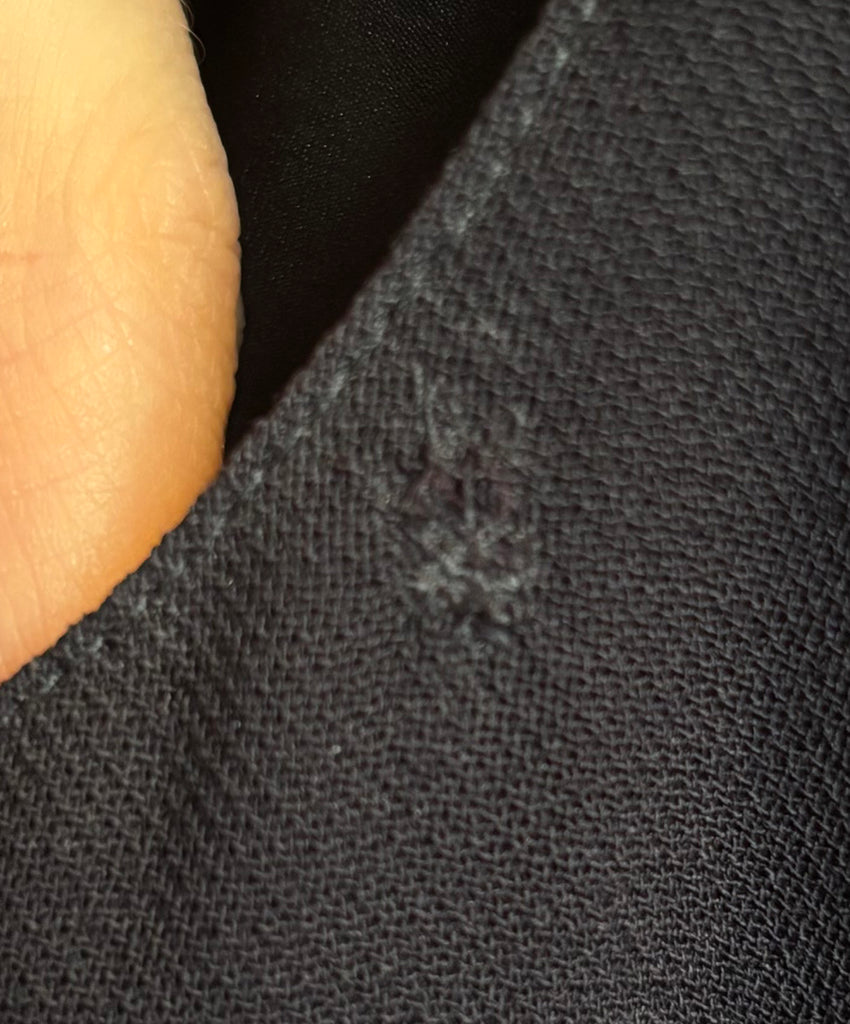 Chanel Black Wool Dress Set 7