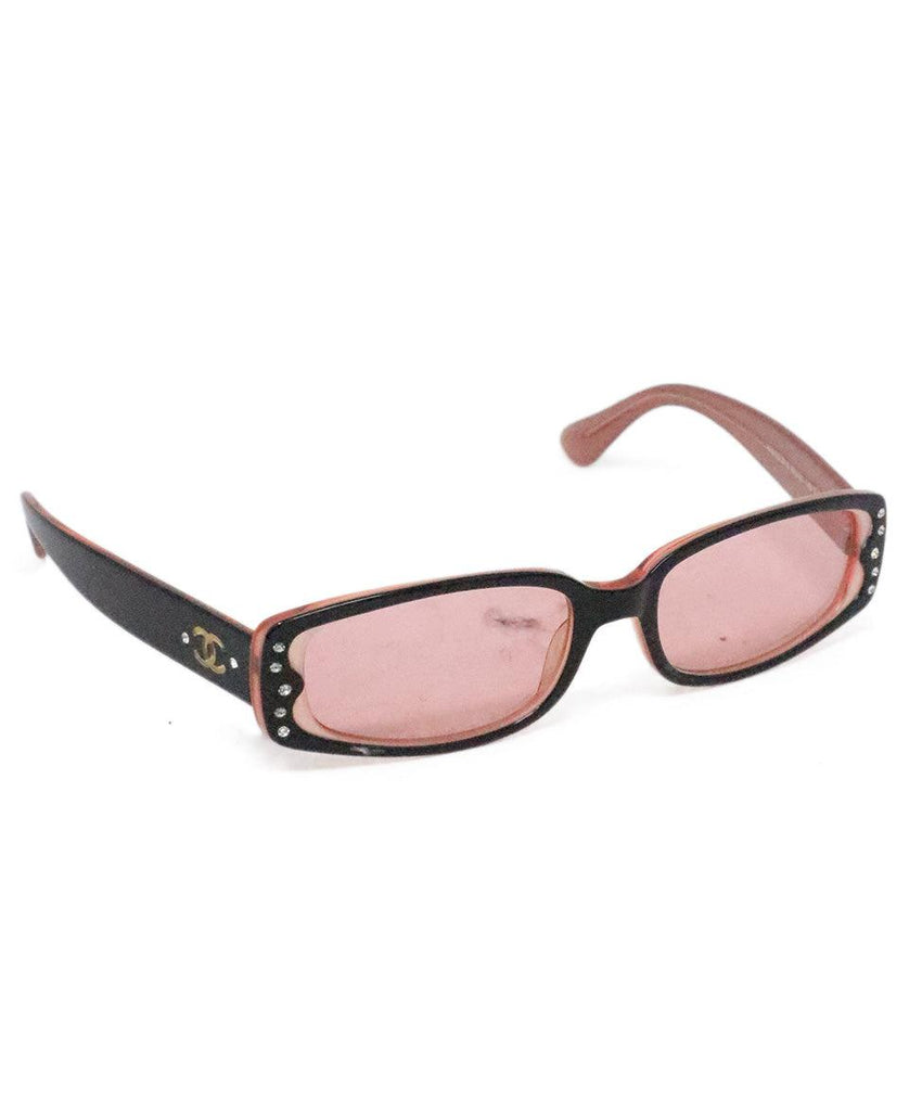 Chanel Black & Pink Sunglasses 