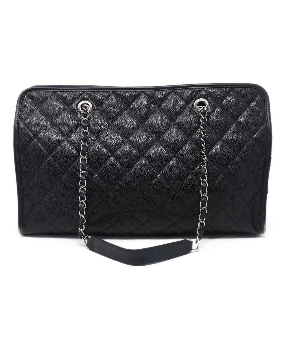 Chanel Black Caviar Leather French Riviera Tote Michael s Consignment NYC