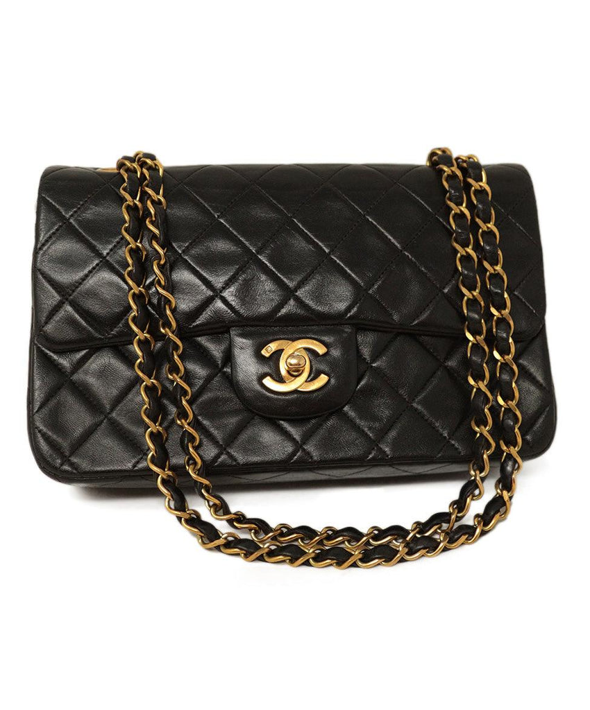 Chanel 1996 Small Black Classic Flap Shoulder Bag - Michael's Consignment NYC