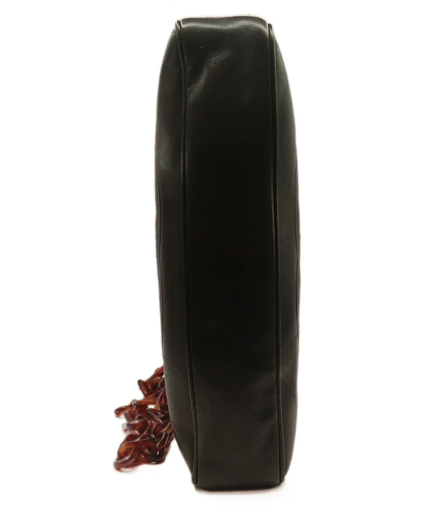 Chanel Vintage Black Lambskin Shoulder Bag - Michael's Consignment NYC