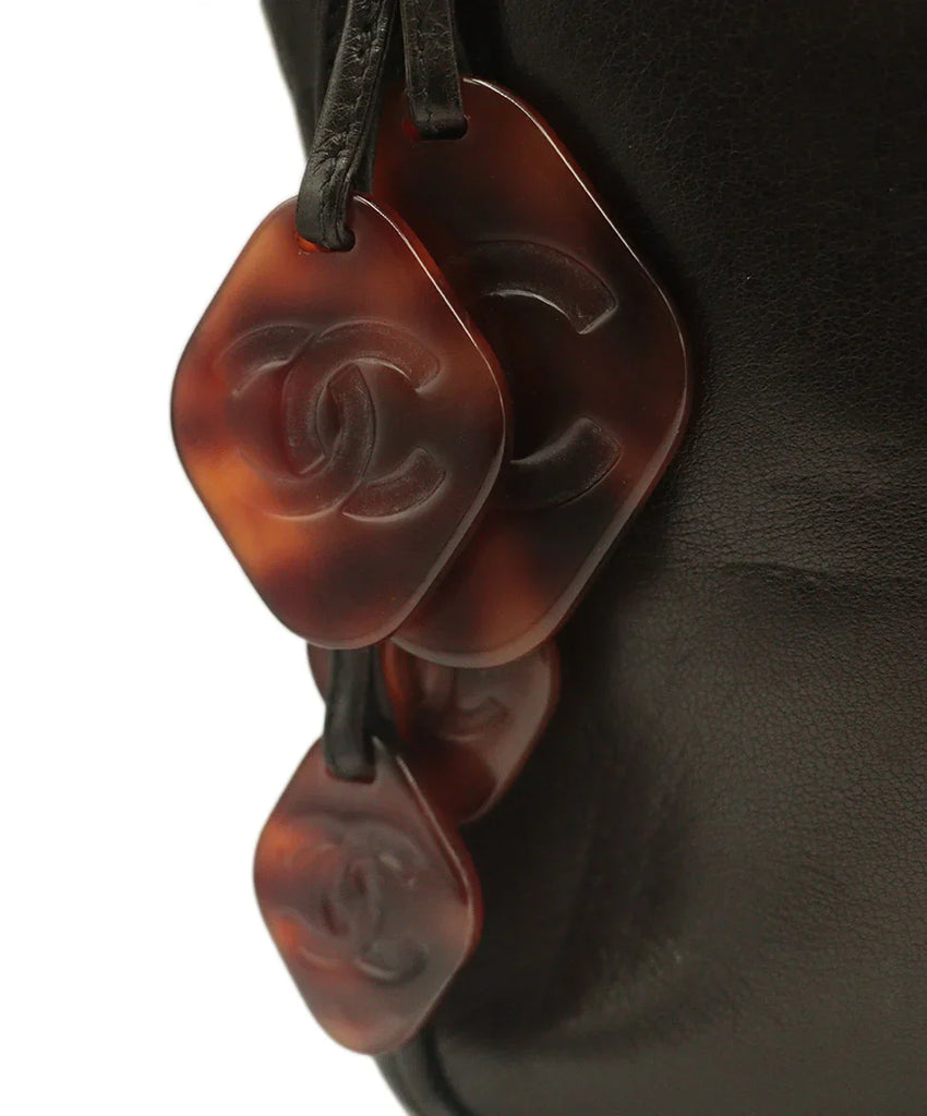 Chanel Vintage Black Lambskin Shoulder Bag - Michael's Consignment NYC