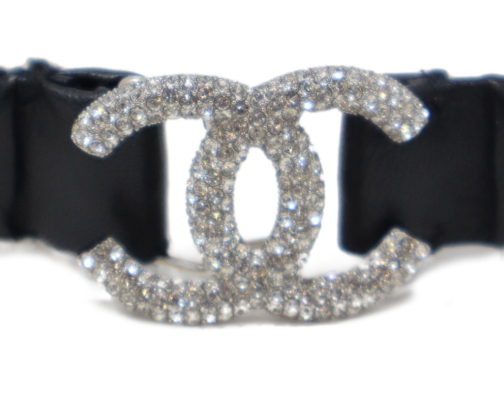 Chanel Black Leather Belt 4