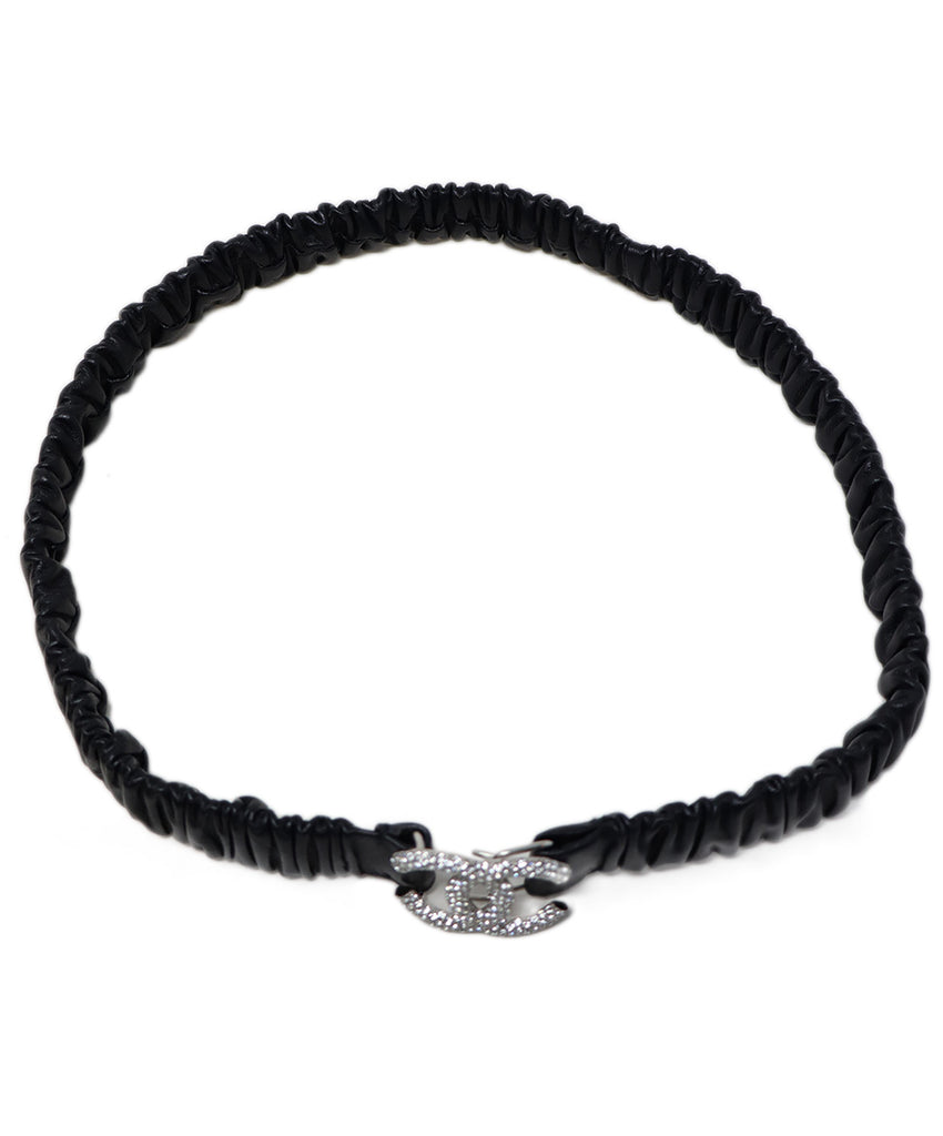 Chanel Black Leather Belt 2