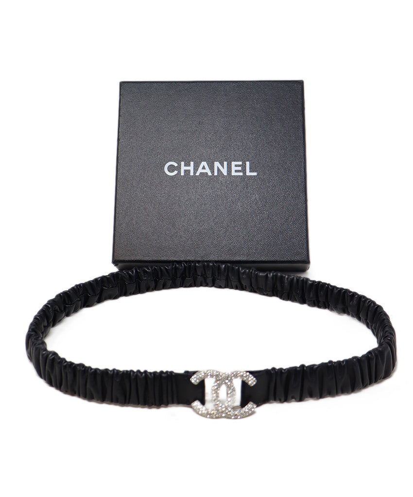 Chanel Black Leather Belt 3