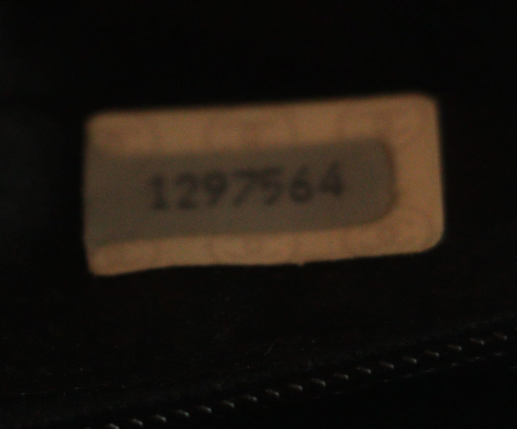 Chanel Black Lizard Skin With Gold Hardware Vintage Handbag 10