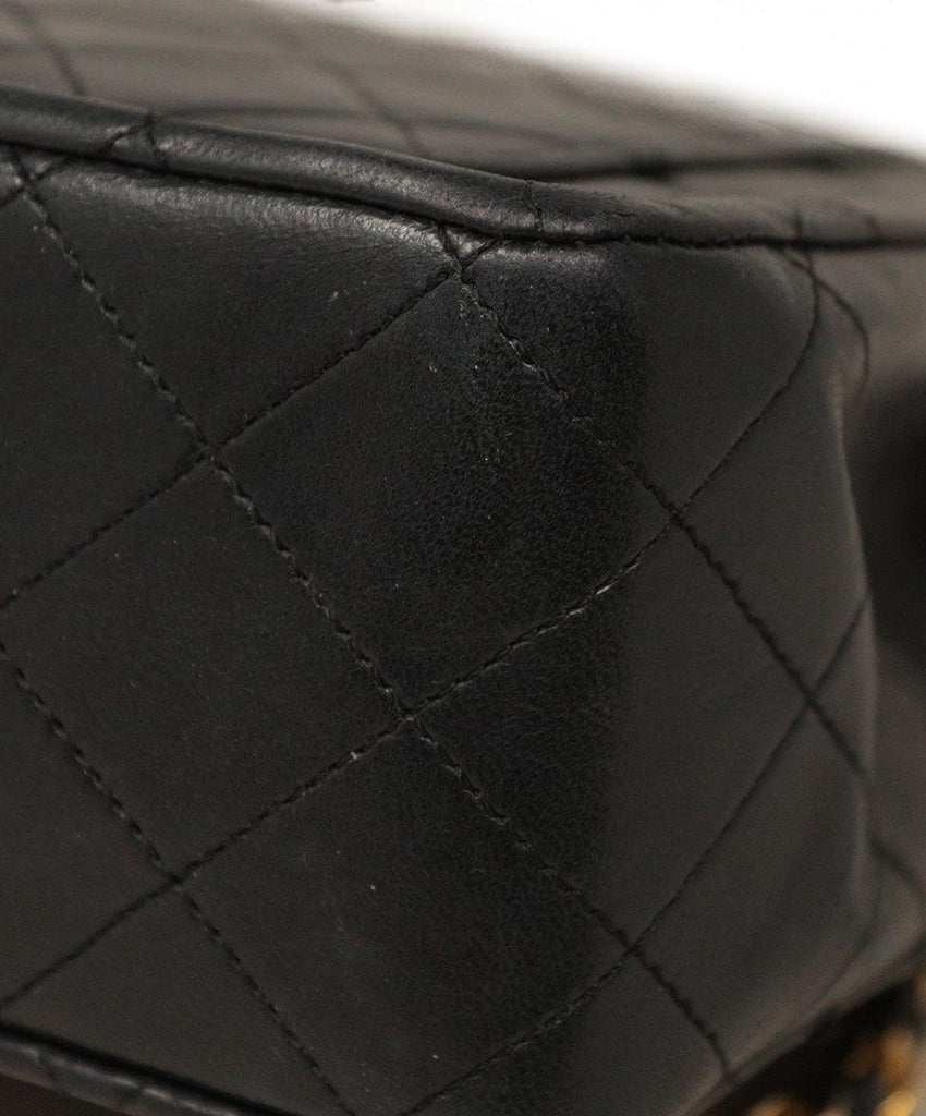 Chanel Black Leather Medium Classic Bag 14