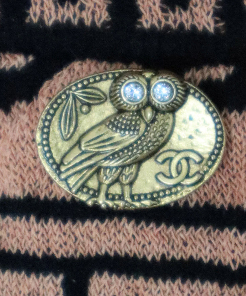 Chanel Black & Orange Print Dress sz 8 - Michael's Consignment NYC