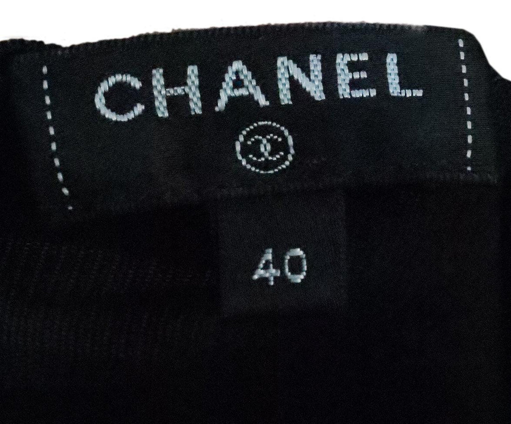 Chanel Black Sheer Tank Top sz 8 - Michael's Consignment NYC