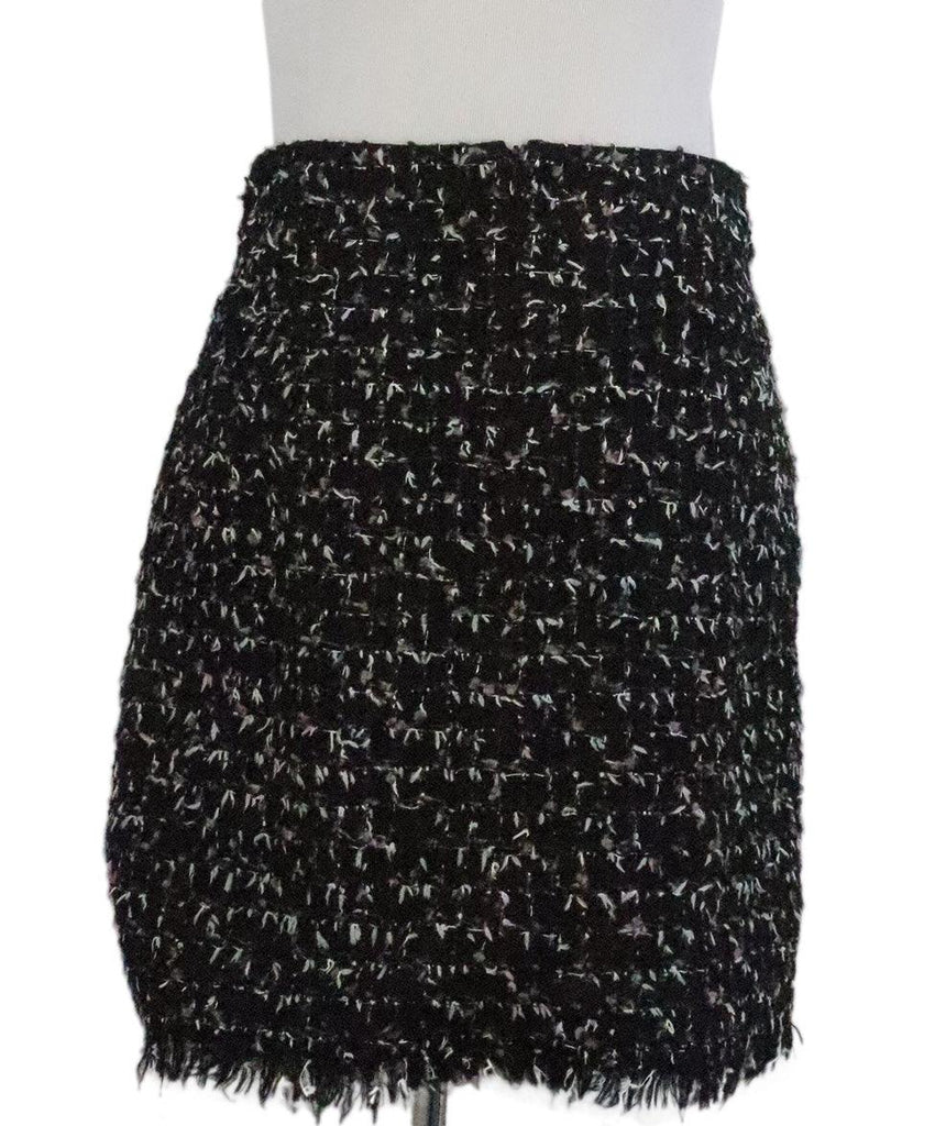Chanel Black Wool Skirt sz 6 - Michael's Consignment NYC