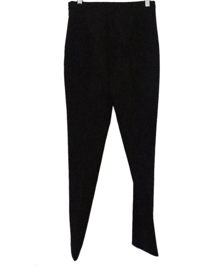 Chanel Black Wool Pants sz 2 - Michael's Consignment NYC