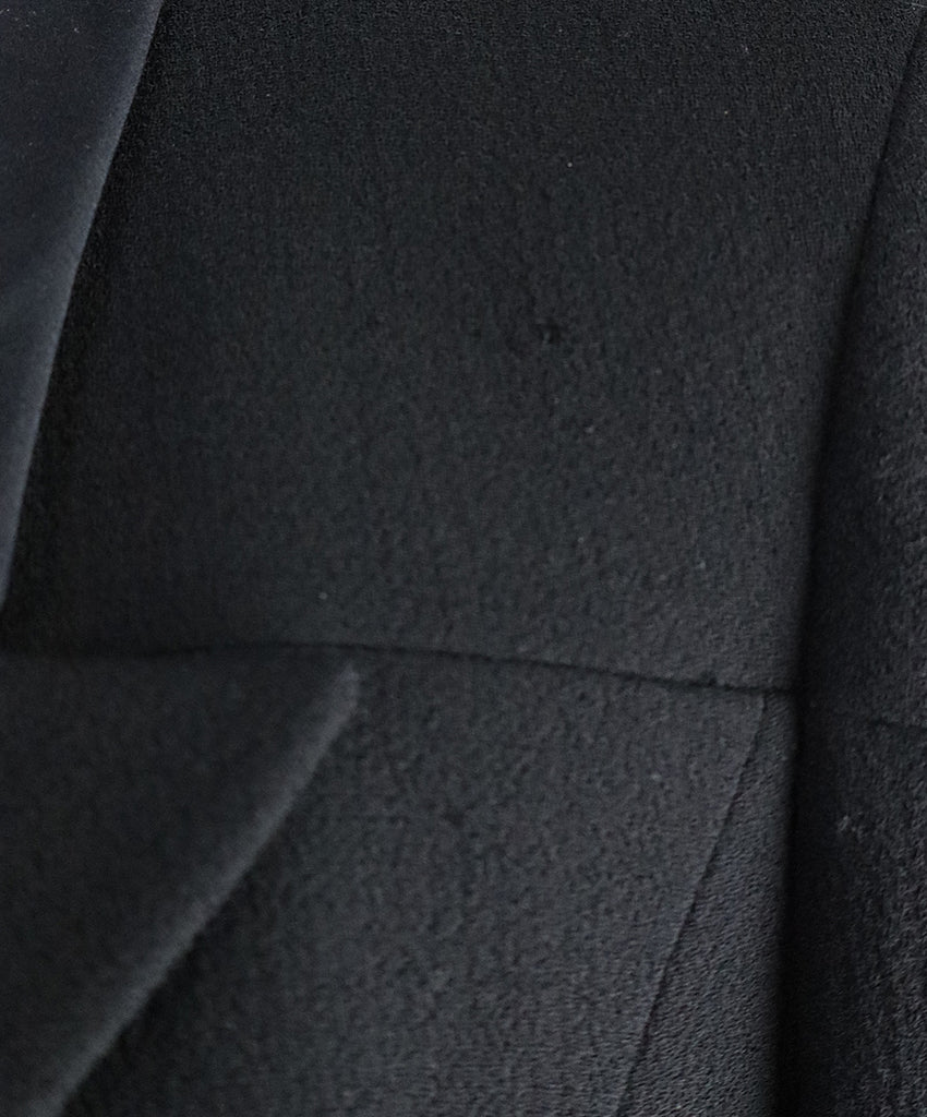 Chanel Black Wool & Pearl Button Skirt Suit 5