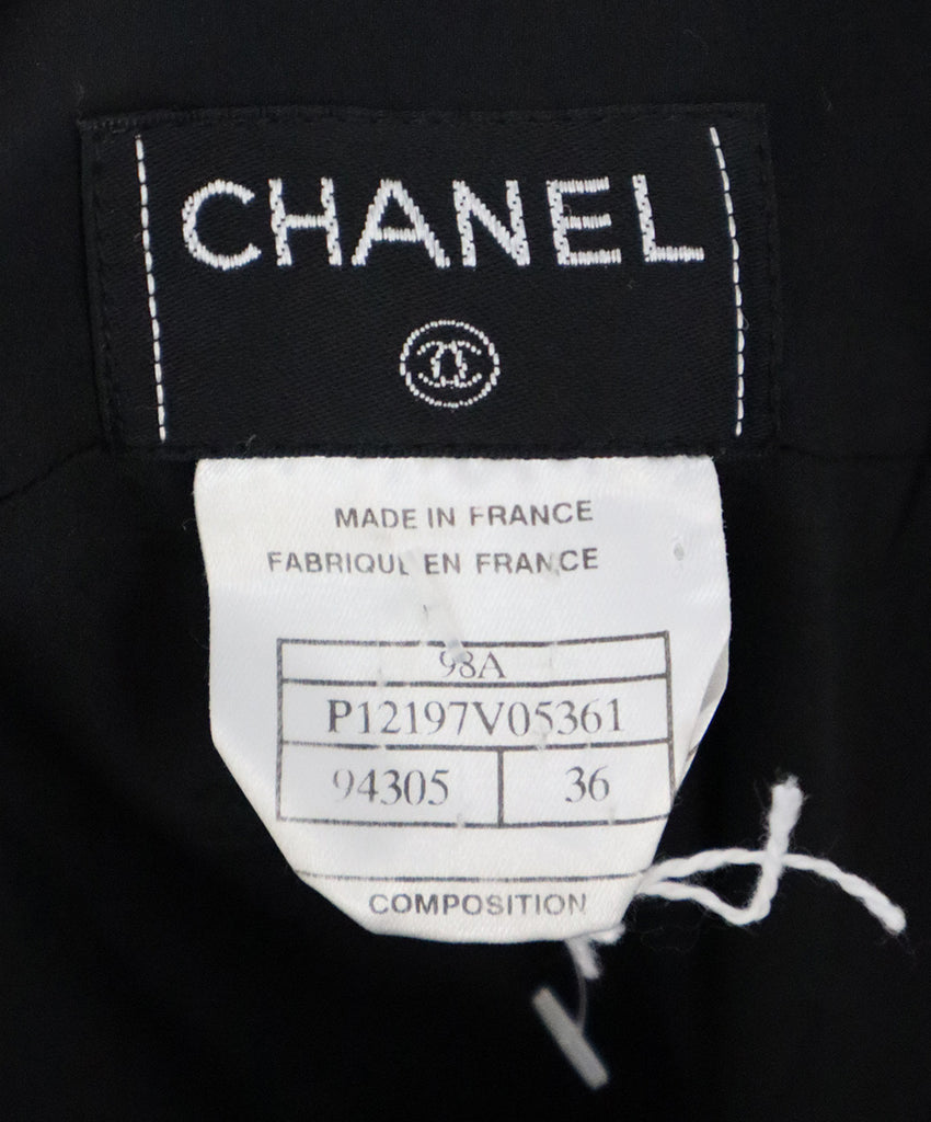 Chanel Black Wool Skirt 3