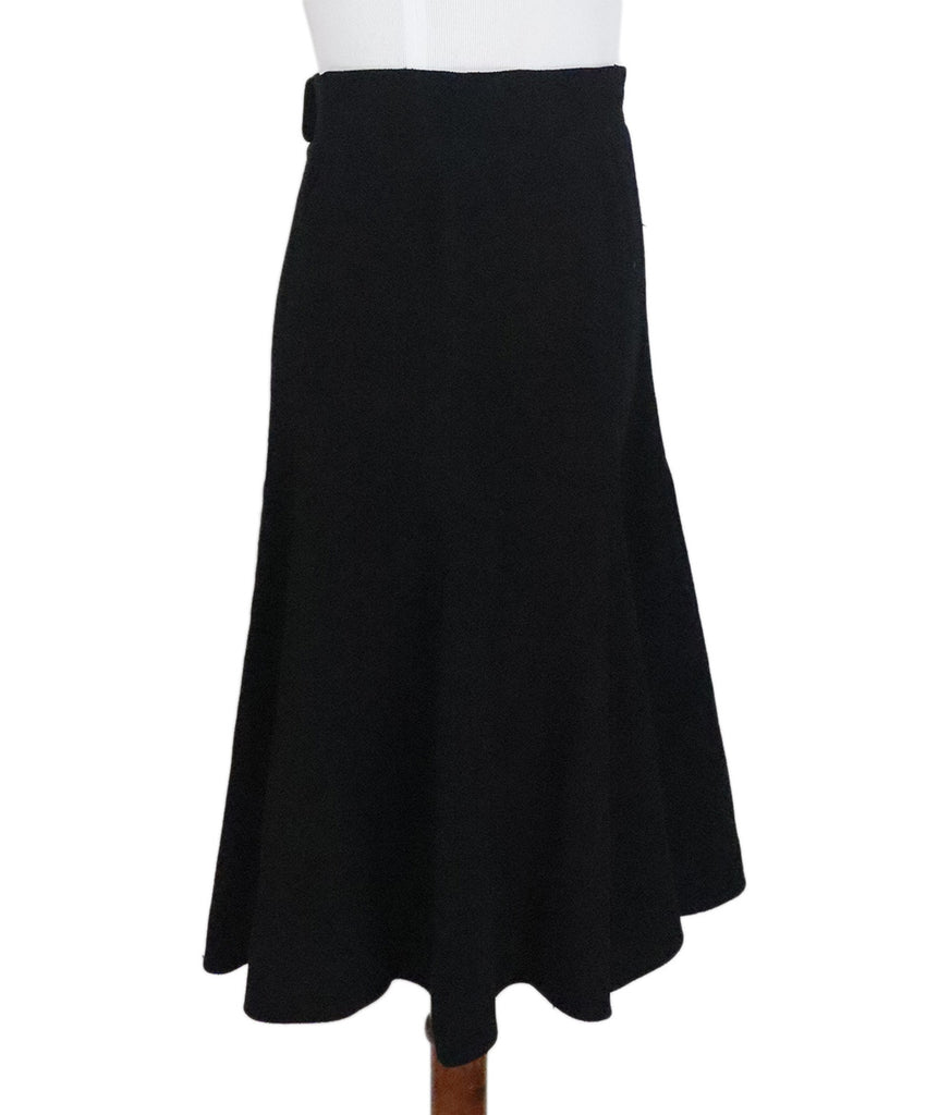 Chanel Black Wool Skirt 1