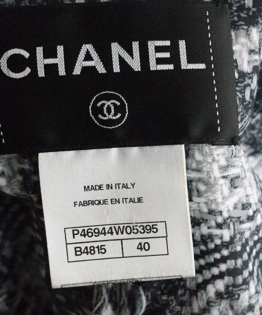 Chanel Black Nylon Jacket sz 6 - Michael's Consignment NYC