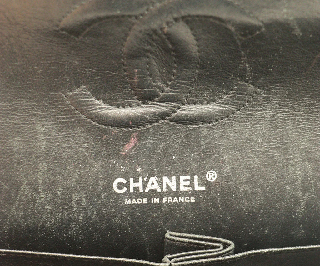 Chanel 2009 Black Quilted Caviar Leather Handbag - Michael's Consignment NYC