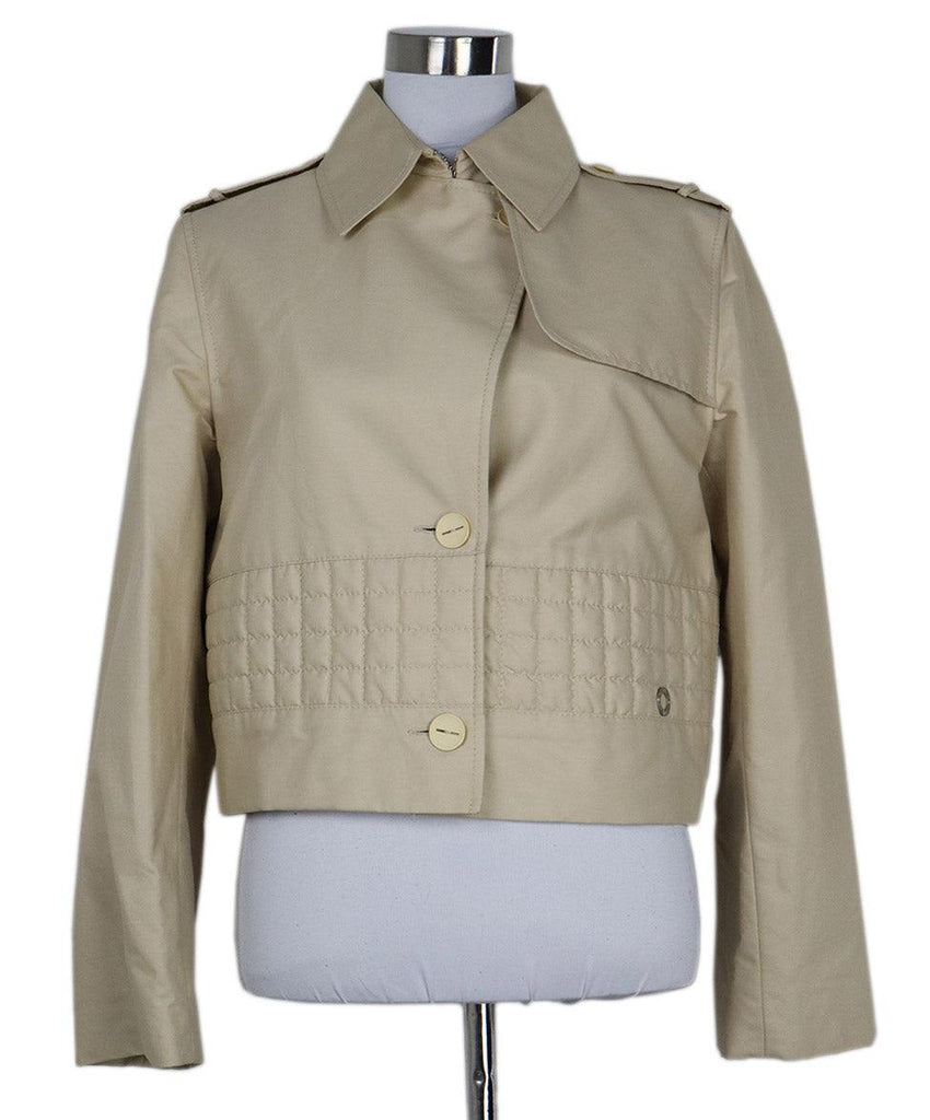 Chanel Tan Cotton Jacket 