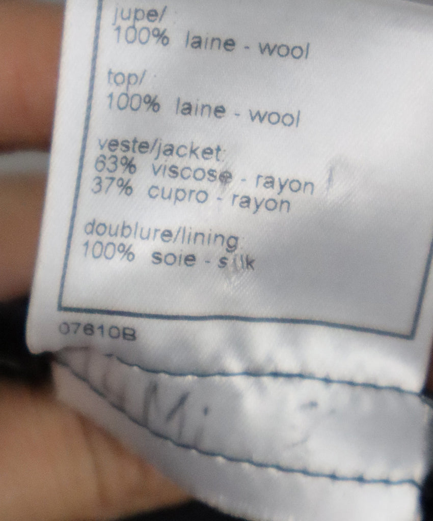 Chanel Black Velvet Blazer 4