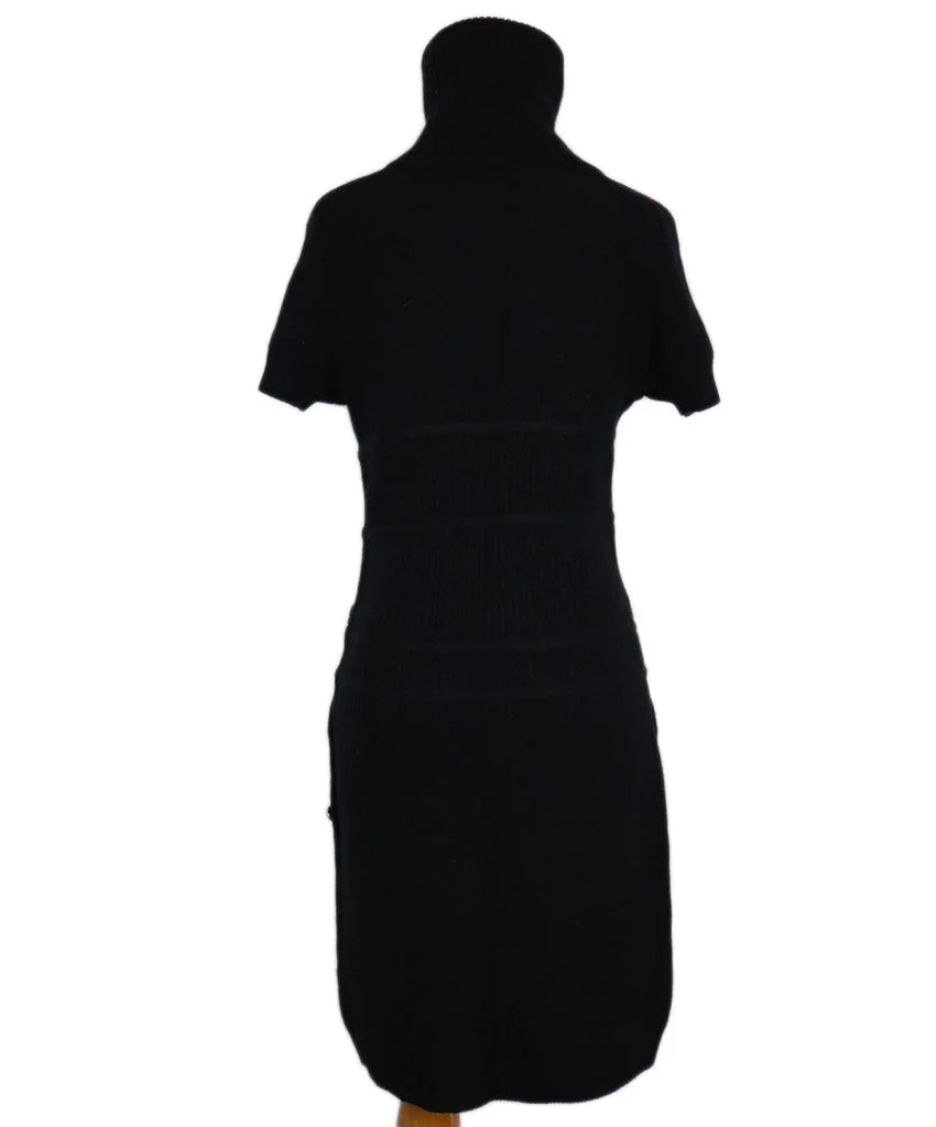 Chanel Black Cashmere Turtleneck Dress sz 4 - Michael's Consignment NYC
