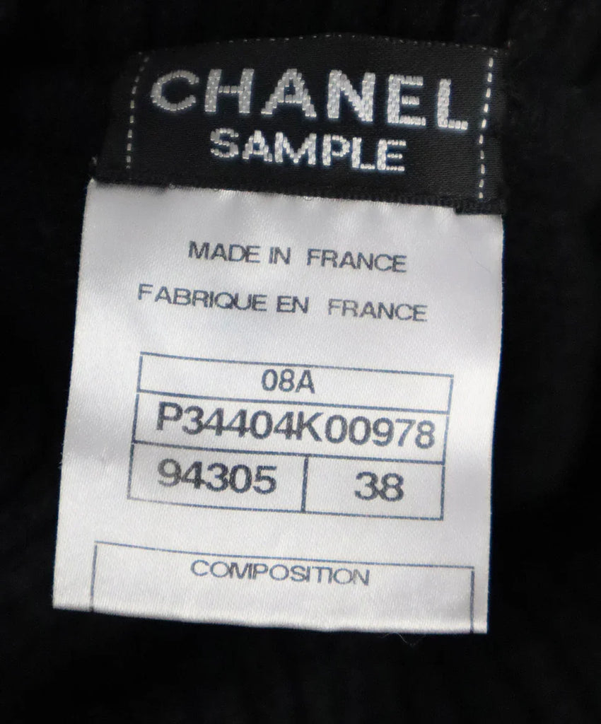 Chanel Black Cashmere Turtleneck Dress sz 4 - Michael's Consignment NYC