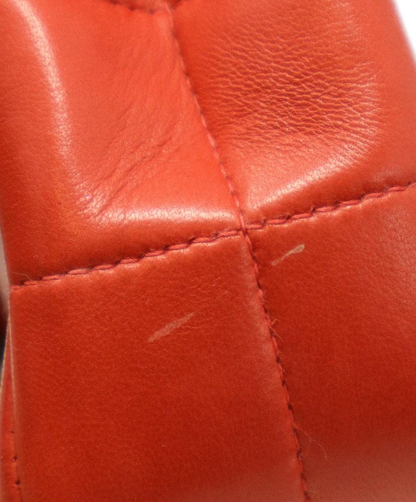 Chanel Coral Leather Extra Mini Flap Camellia Crossbody - Michael's Consignment NYC