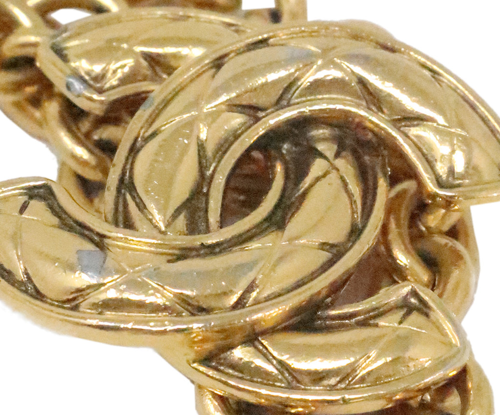Chanel Gold Metal Link Belt 2