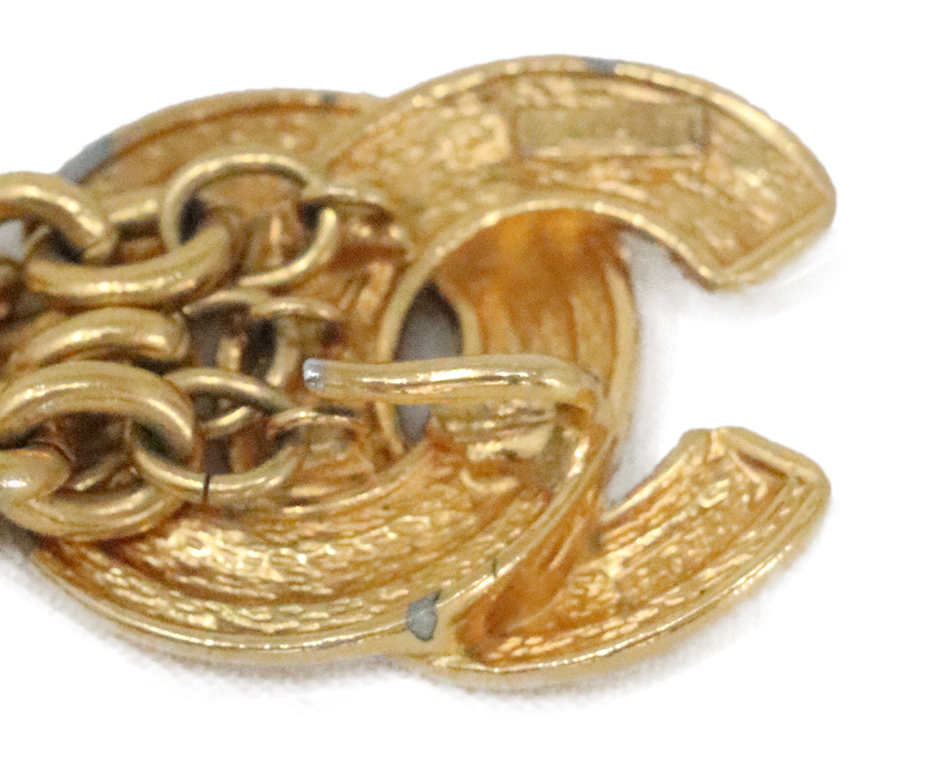 Chanel Gold Metal Link Belt 4