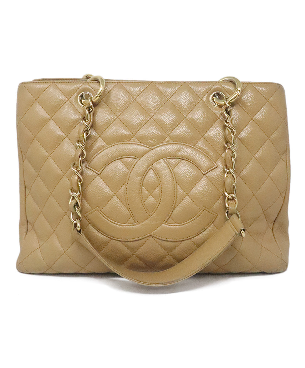 Chanel Tan Caviar Leather Grand Shopper Bag – Michael's Consignment NYC