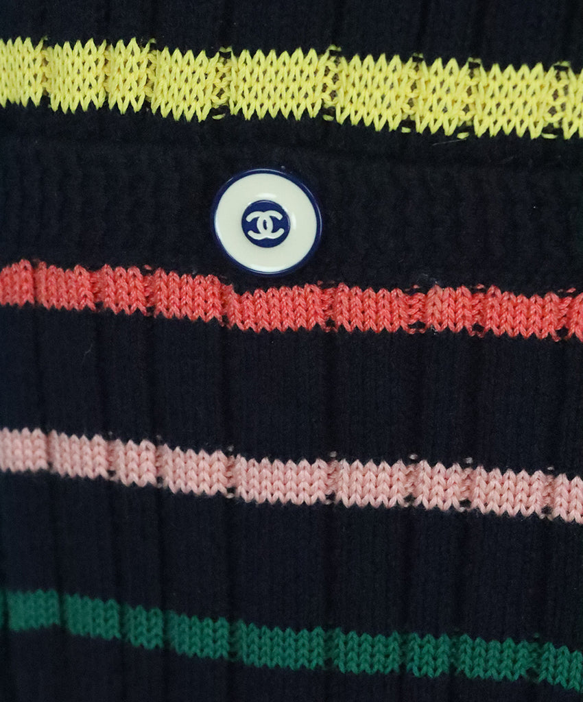 Chanel Multicolor Striped Dress 5