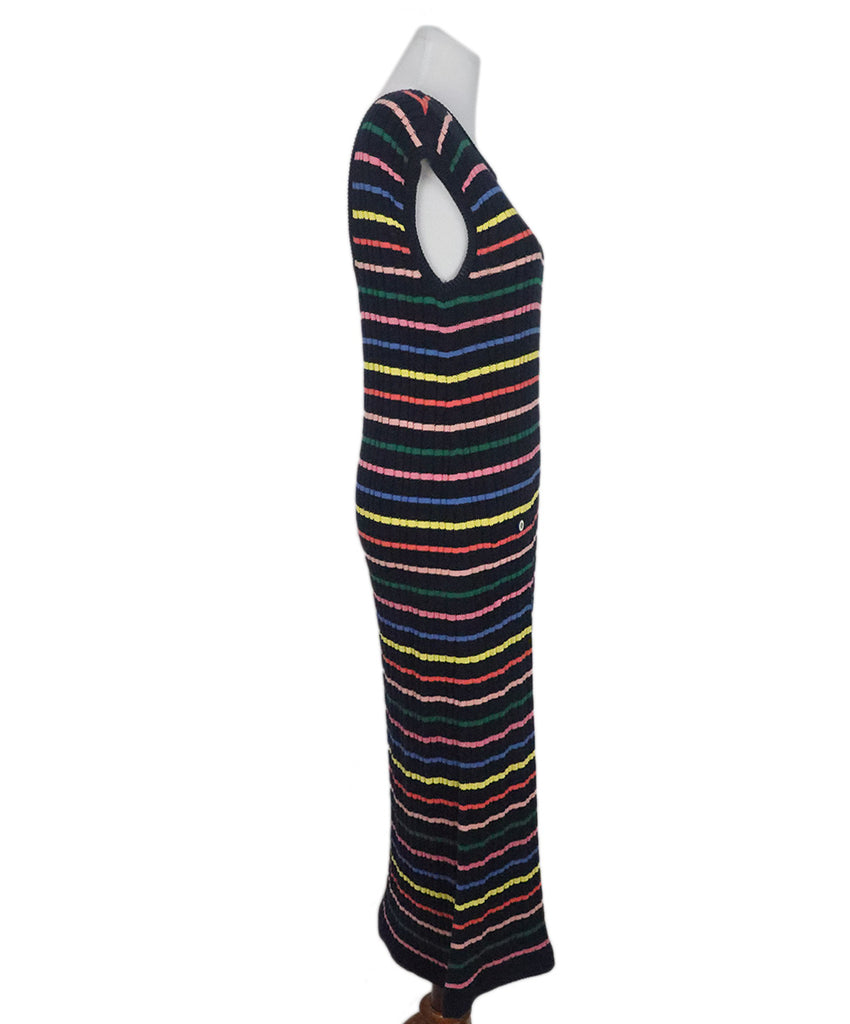 Chanel Multicolor Striped Dress 1