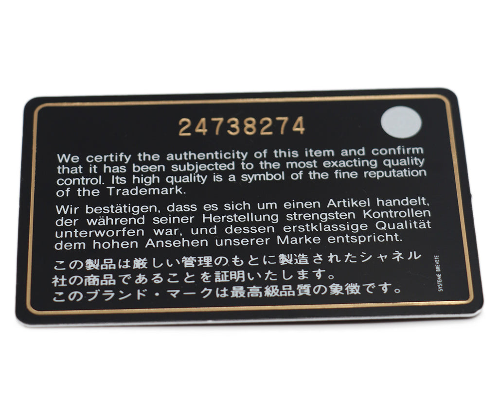 Chanel Navy Caviar Leather Cosmetic Pouch 9