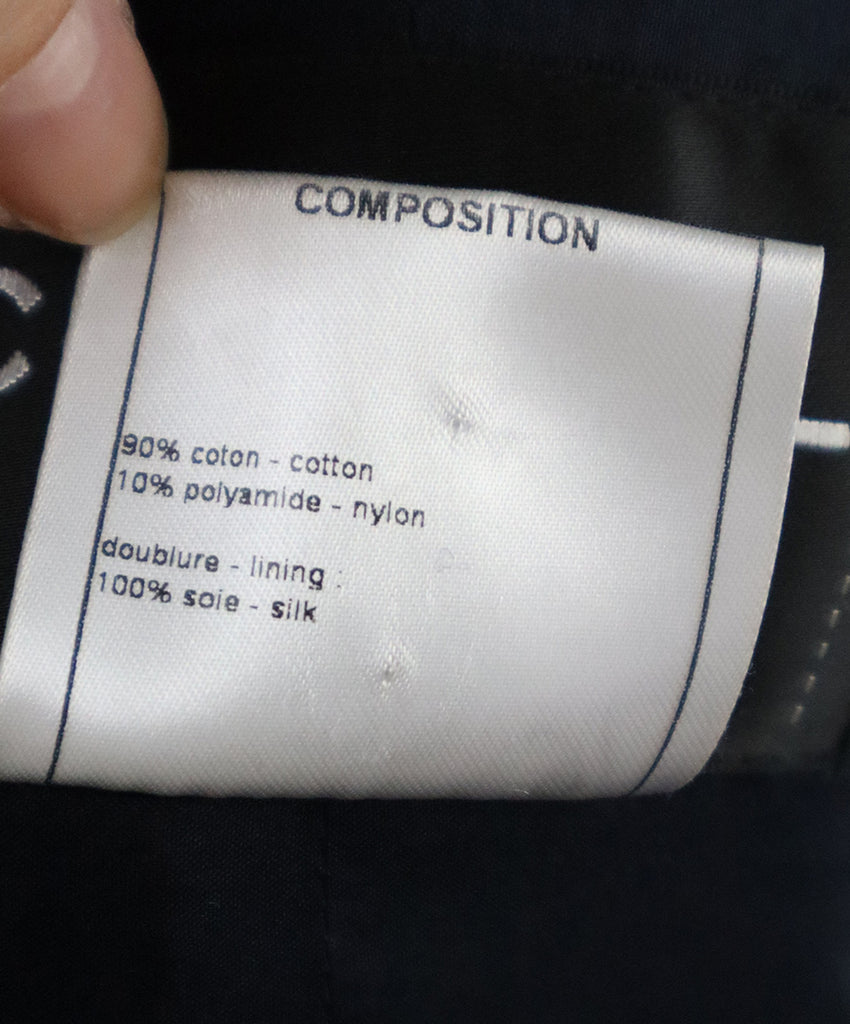 Chanel Navy Red & White Tweed Jacket 4