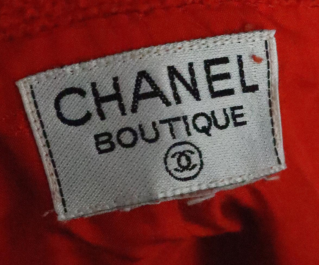 Chanel Orange Wool Skirt sz 2 - Michael's Consignment NYC