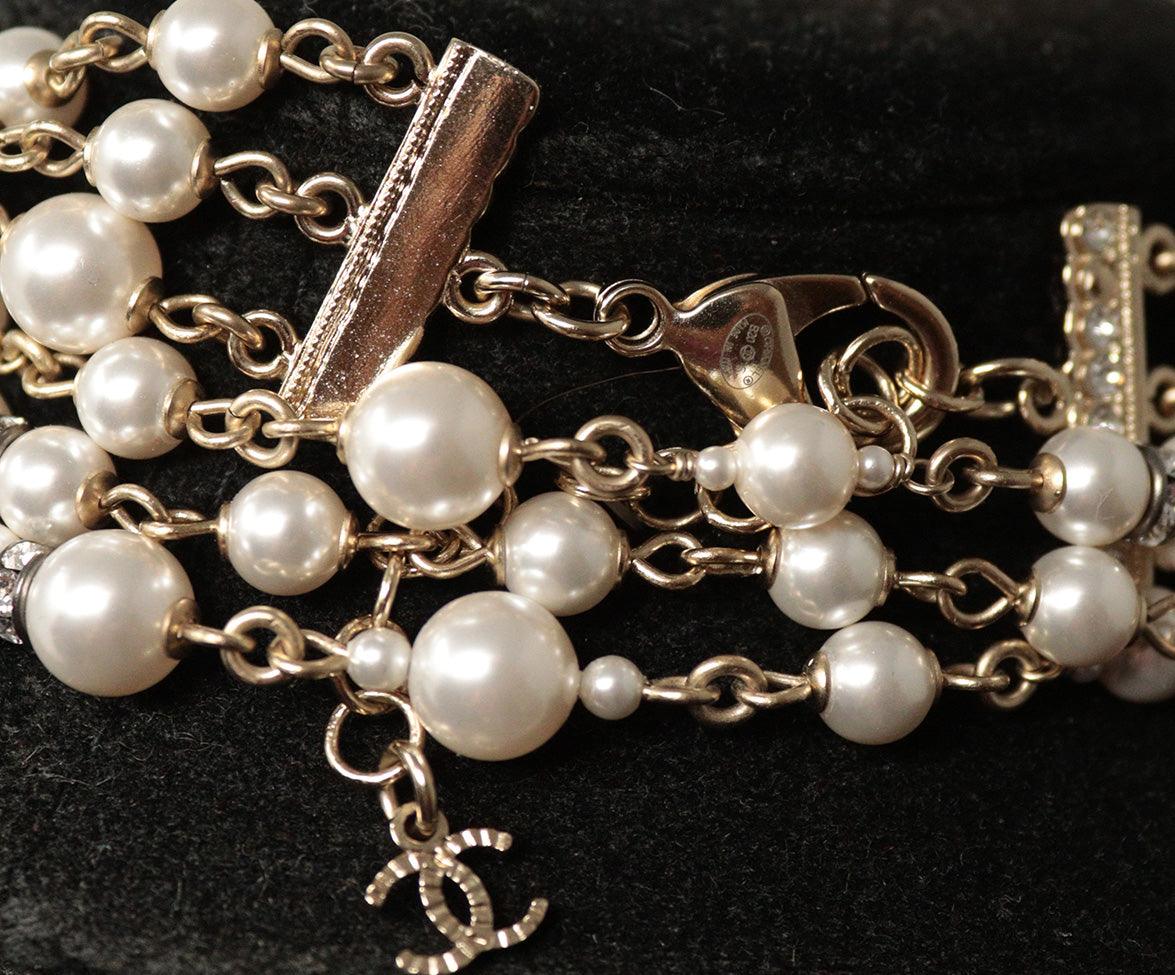 Chanel 2020 Gold Pearl Necklace Michael s Consignment NYC
