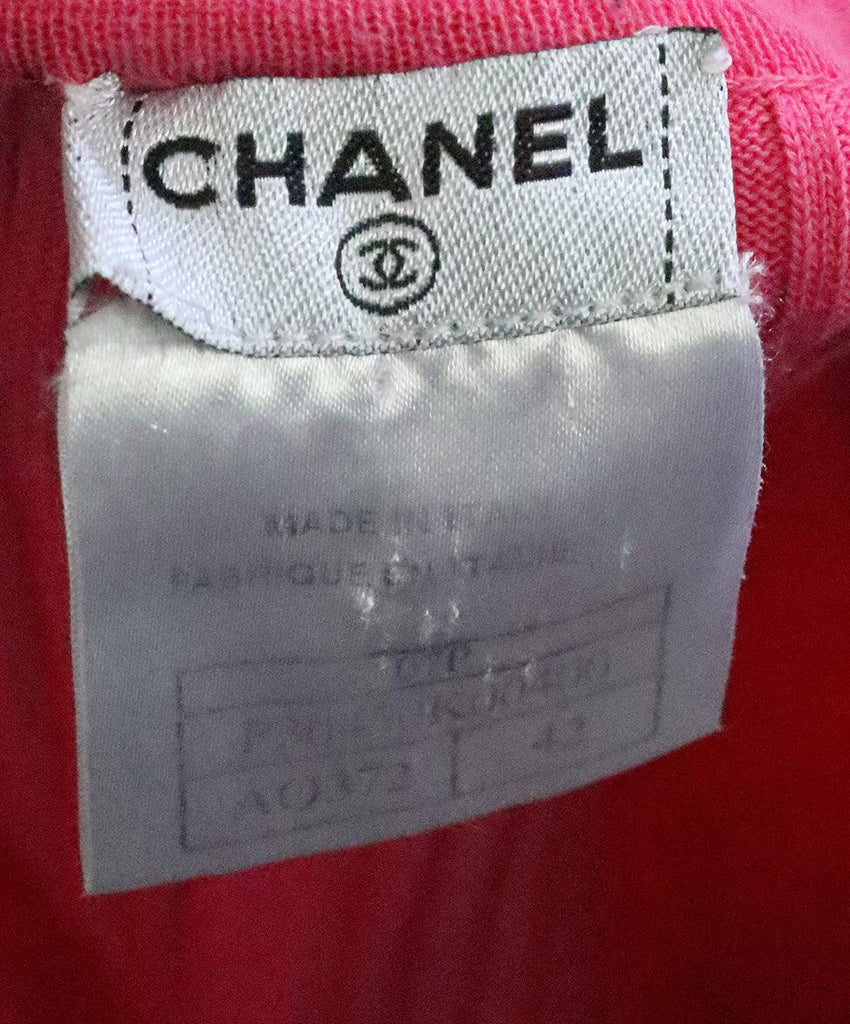 Chanel Fuchsia Cotton Top sz 4 - Michael's Consignment NYC