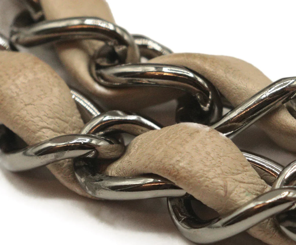 Chanel Pink & Grey Tweed Shoulder Bag - Michael's Consignment NYC