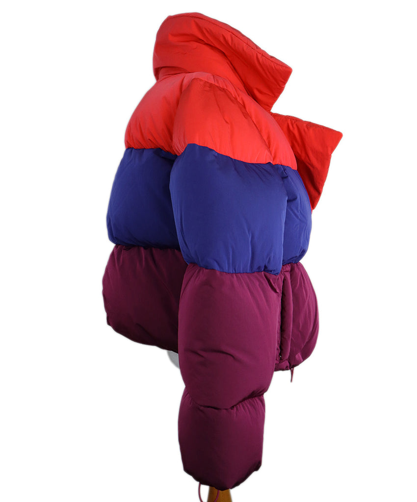 Chanel Purple Pink & Blue Puffer Jacket 1