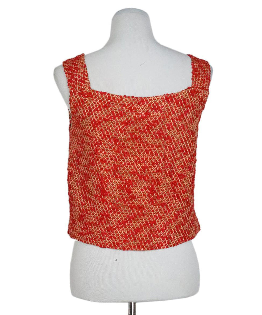 Chanel Red Tweed Tank Top sz 6 - Michael's Consignment NYC