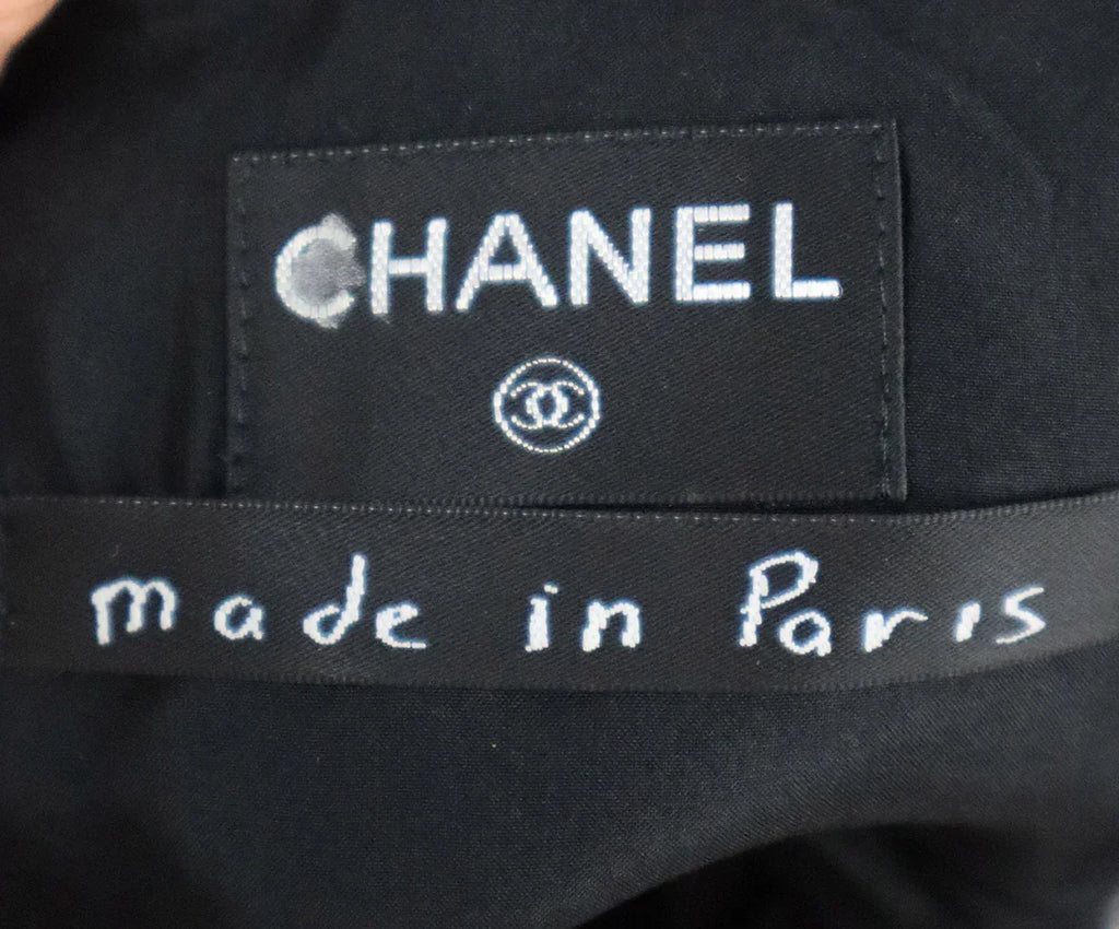 Chanel Metallic Pewter Silk Skirt sz 6 - Michael's Consignment NYC