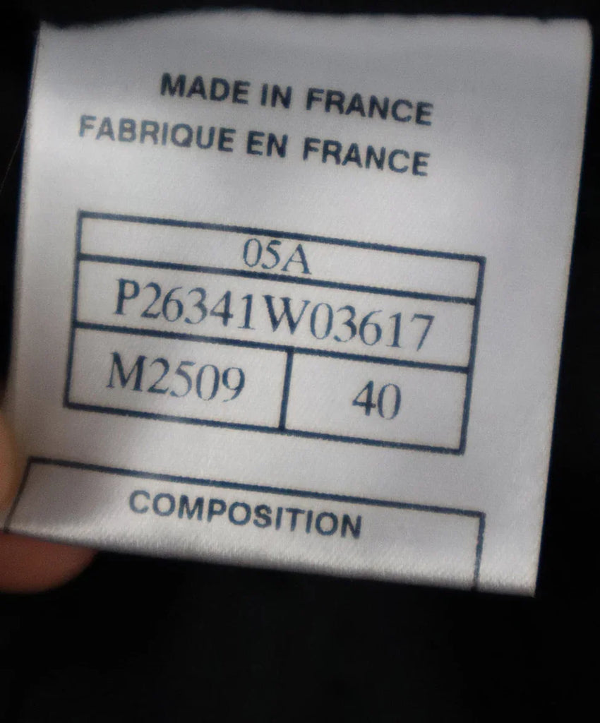 Chanel Metallic Pewter Silk Skirt sz 6 - Michael's Consignment NYC