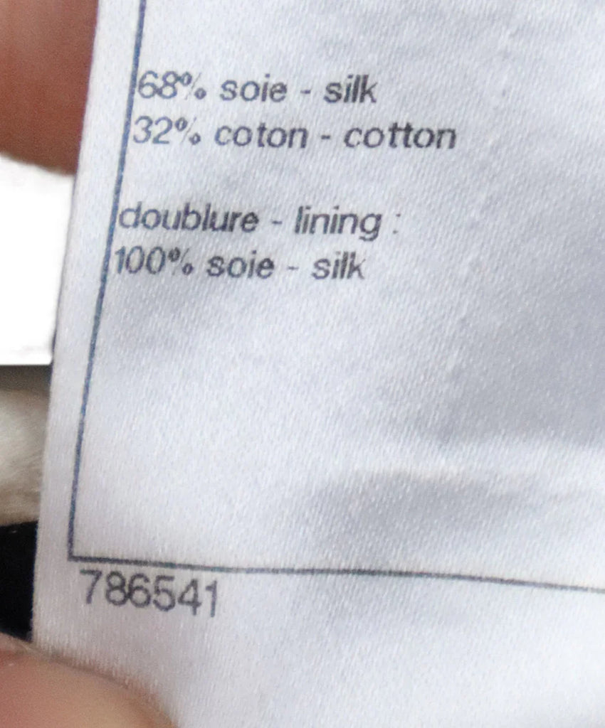 Chanel Ivory Silk & Cotton Skirt sz 4 - Michael's Consignment NYC