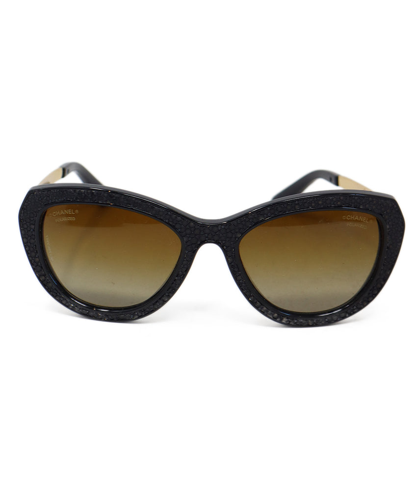 Chanel Grey Sting Ray Sunglasses 