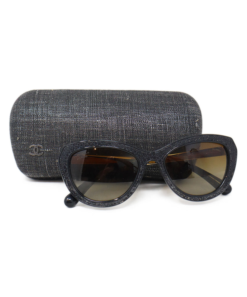 Chanel Grey Sting Ray Sunglasses 5