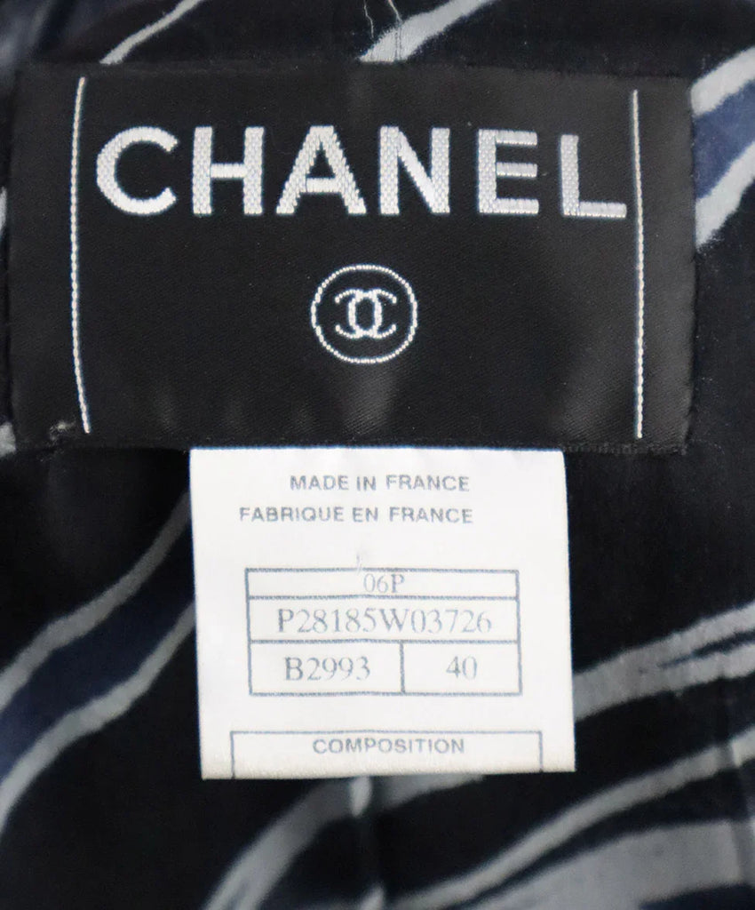 Chanel 2006 Teal Distressed Leather Jacket 3